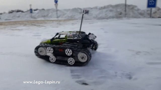 Гусеничный Скоростной Вездеход 2в1 Lepin 20033 смотреть онлайн