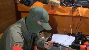 Кадры боевой работы экипажей танков Т-72Б3М Западного военного округа на передовых позициях.