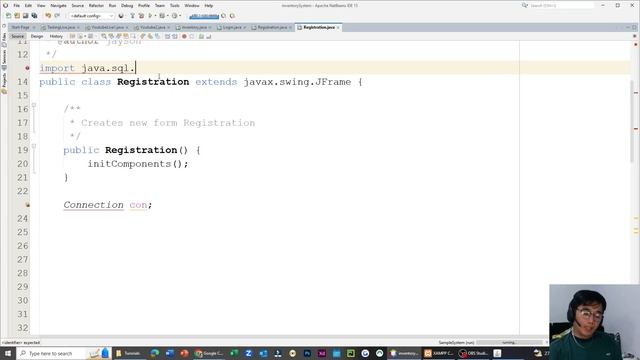 JAVA MySQL | Login Registration | Connection to Database | Part 1