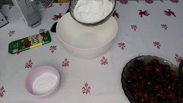 ☝Этот ТОРТ вы НИКОГДА не ГОТОВИЛИ!?ТОРТ на СКОВОРОДЕ! Блинный торт с вишней и сметанным кремом.