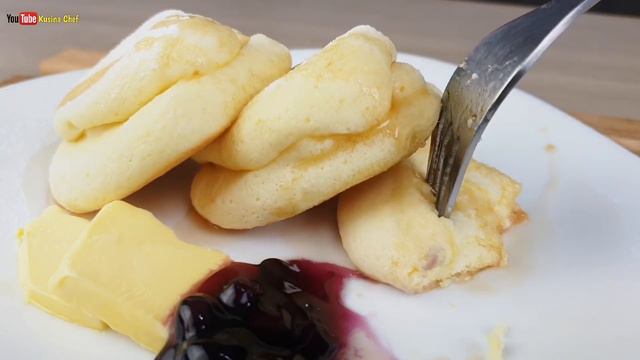 Japanese Soufflé Pancakes(Fluffy and Soft pancakes) смотреть онлайн