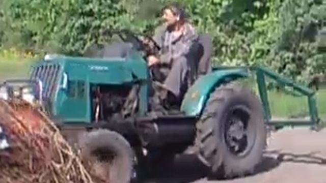 Выталкивание веток в бурт 1 смотреть онлайн