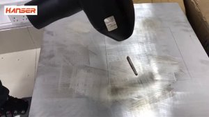 fiber laser cleaning machine for metal work piece rust remove  -Hanten laser