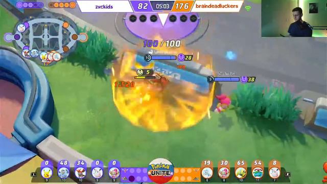 Турнир СНГ по Pokemon Unite (групповой этап) | ZXCKids Vs BrainDeadLuckers (игра 1) смотреть онлайн
