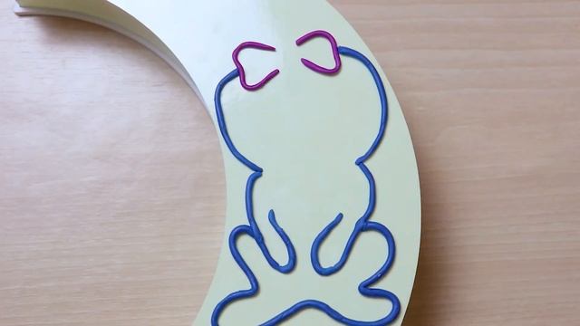 Лепим пластилином и рисуем светом зайчика смотреть онлайн