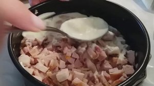 Слоеный салат ?Салат с оливками?? Просто объедение!