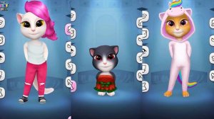 Моя говорящая Анджела Две сестрички и ее Малышка # 21 ХИП-ХОП КОШЕЧКИ Анжела Мила Соня Мультик