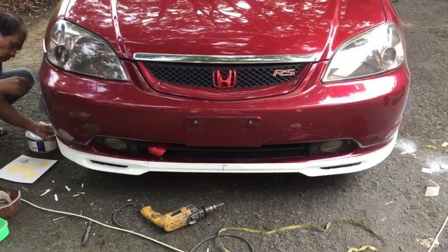 HONDA CIVIC ES1 2001 FRONT LIP смотреть онлайн