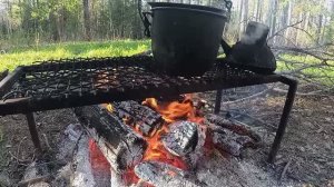 Лесная изба.Таежный быт.Счастливый человек