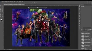 Avengers Poster Design in Photoshop Tutorial