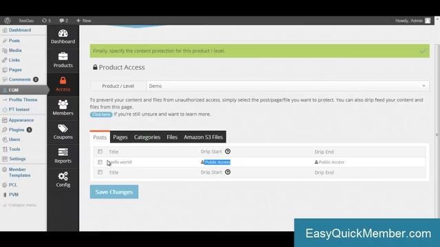 Easy Quick Member (Premium WordPress Membership Plugin) смотреть онлайн