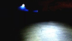 Как светит светодиодная круглая фара 80 вт Нива Уаз Jeep