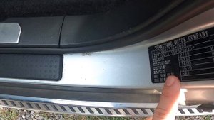 Where is the VIN number of my Ssangyong Rexton III ( 2012 – 2016 ) - VIN Number Sticker Location
