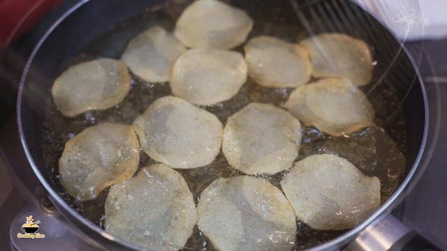 Crispy French Fries with Garlic Fish Sauce (New Recipes) ! Potato Chips .
