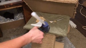 Домик-когтеточка для кошки своими руками Cat house DIY