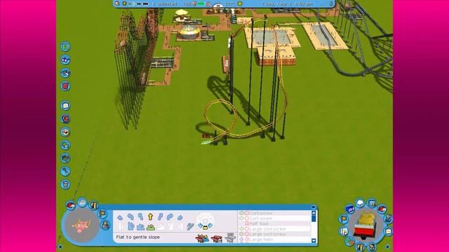 Rollercoaster tycoon 3 Party 03 Crazy coaster building смотреть онлайн