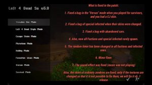 Mod Left 4 Dead v5.0, fixed patch v0.1, Android.