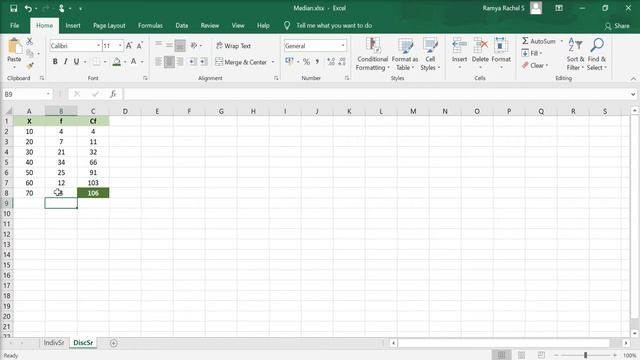 Calculate Median in Excel | Discrete Series смотреть онлайн