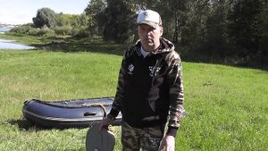 Накачиваем лодку с помощью компрессора FORSE K1