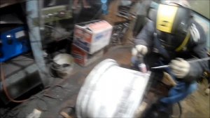 Ремонт дисков колес / варим  трещины (18"/9,5)