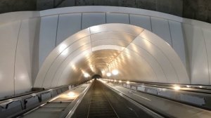 Второй вестибюль станции "Проспект Славы". Сентябрь 2017.