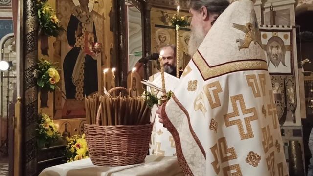 Освящение свечей на Сретение в Свято-Елисаветинском монастыре в Минске смотреть онлайн