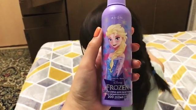 Спрей для лёгкого расчесывания. Детская причёска смотреть онлайн