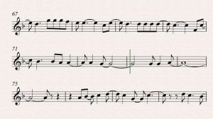 Killing Me Softly Alto Saxophone Play Along Sheet Music