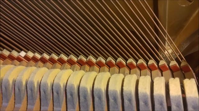 Main parts inside a piano смотреть онлайн