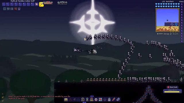 Terraria Supreme Buffed Daedalus Golem Staff vs Calamity Mod Malice Mode Boss Rush смотреть онлайн