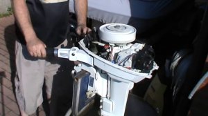 Лодочный мотр Крайслер 6 сил-запуск,проверка зажигания