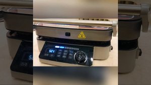 Обзор гриля-пресса Polaris PGP 3002DP Optimal Temp - приготовление свиных ребрышек