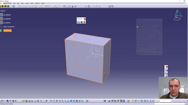 3.20.2 Измерение трехмерной модели в CATIA V5