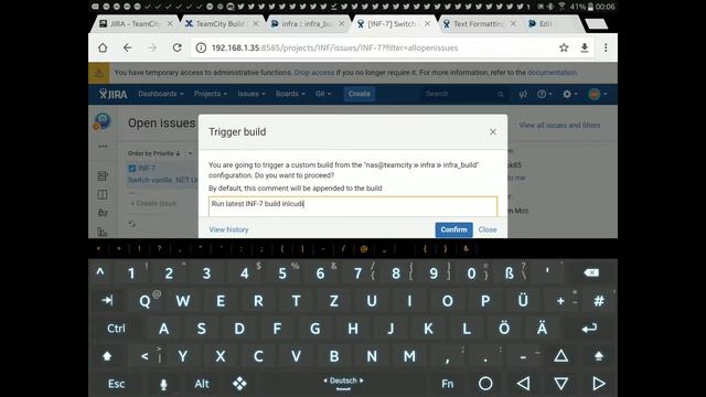 JIRA - Git - TeamCity | Feature Overview: Smart Commits,Running Builds,Issues,Workflows, .. смотреть онлайн