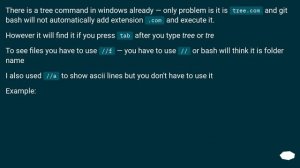 How to add the 'tree' command to git-bash in Windows?