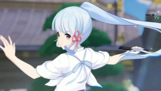 🔝 Impact Tsubaki in Thalowing Snow🔝  Violin GMV MMD MMDR18🔝