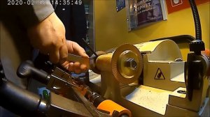 Замена фрезы на станке для изготовления ключей Wenxing 100G