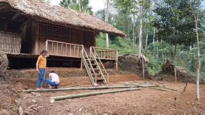 Full video 260 Day of farm building, building life, farm life, daily life in the farm forest