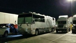 Prevost X3-45 Spotted from far away | Senators Entertainer Coach at a Truck Stop