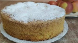 Шарлотка с яблоками Быстрая и вкусная домашняя выпечка