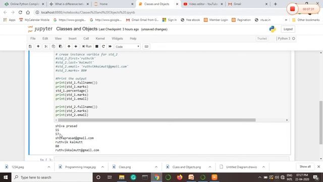 Dict and Class Variables examples