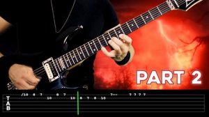 Metallica - Master Of Puppets【 GUITAR SOLO LESSON 】