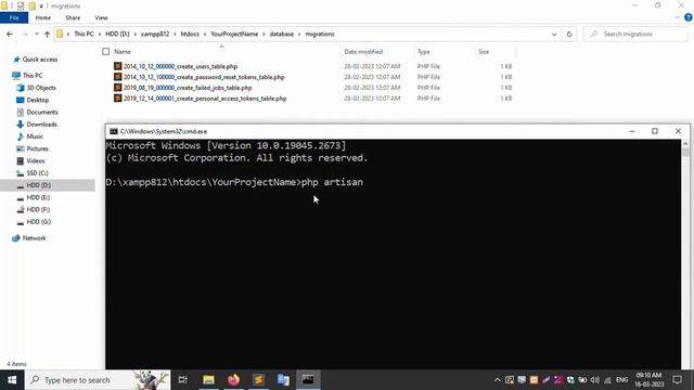 How to create Laravel Migration Using Command Laravel | Laravel Controller PHP artisan