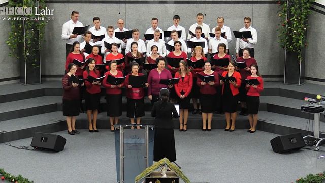 FECG Lahr  Хоровое пение  В яслях Царь любовь