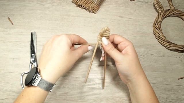 Рождественский ВЕНОК из бумажной лозы. CHRISTMAS WREATH_ ВЕНОК-ОЛЕНЬ смотреть онлайн