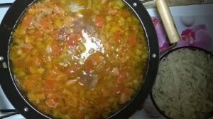 Лагман на бараньих ребрах