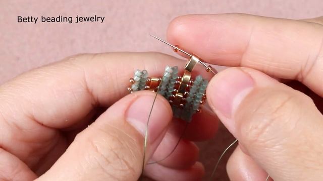 Beaded bracelet with 2 rows half Tila beads ,stylish and easy to make .beading tutorials смотреть онлайн