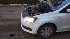 Работа мотора CFNA Volkswagen Polo Sedan 2013