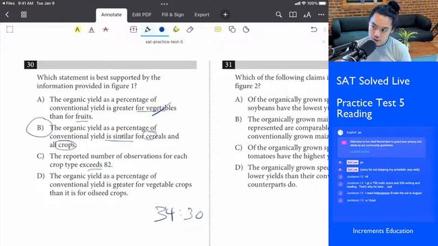 SAT Practice Test 5, Reading — Scored 52/52 on First Try — My Real-Time Thought Process & Strategy