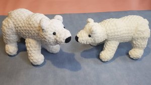 МК Белый медведь крючком